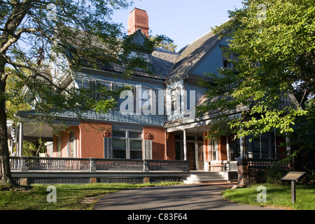 Sagamore Hill, Heimat von Theodore Roosevelt von 1885 bis zu seinem Tod im Jahre 1919 wurde während seiner Präsidentschaft "Summer White House" Stockfoto