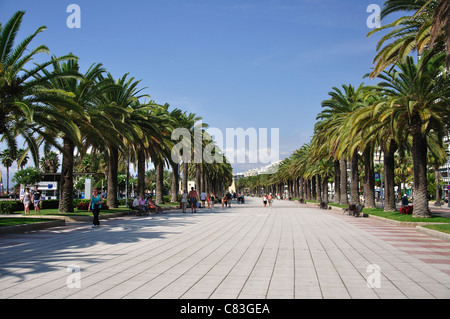 Paseig de Jaime 1, Salou, Costa Daurada, Provinz Tarragona, Katalonien, Spanien Stockfoto