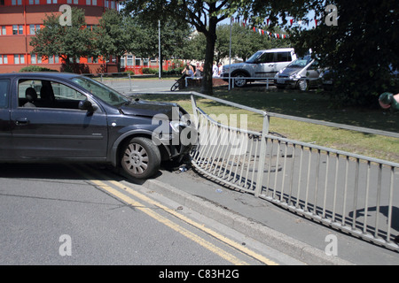 Auto Unfall Verkehrsunfall Stockfoto