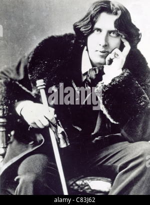 OSCAR WILDE (1854-1900), irischer Schriftsteller und Dichter Stockfoto