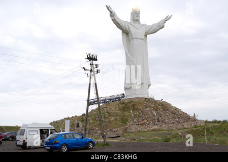 Die Controvential riesige Statue von Jesus Christus in Swiebodzin (Swiebodzi-Neiro wie einige es nennen), Stockfoto