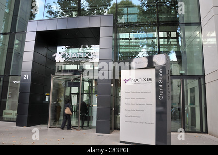 Natixis-Bank global Asset Management Paris Frankreich Stockfoto