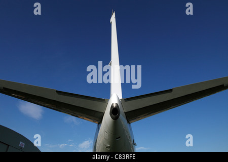 Flugzeug verschrottet und zur Ersatzteilentnahme verwendet wird Stockfoto