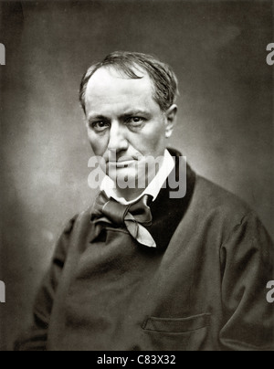 Französische Dichter CHARLES BAUDELAIRE (1821-1867) über 1864 Stockfoto