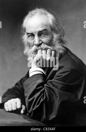 WALT WHITMAN (1819 – 1892) US-Dichter und Journalist Stockfoto