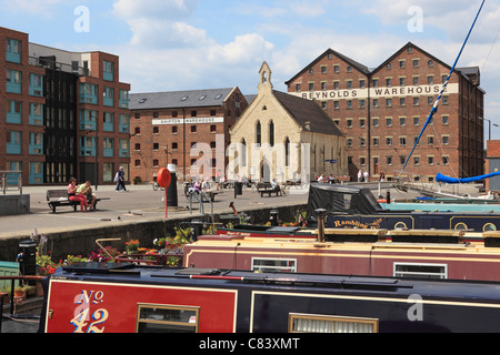 Mariners Kapelle aus Victoria Docks, Gloucester, Gloucestershire, England, Vereinigtes Königreich Stockfoto