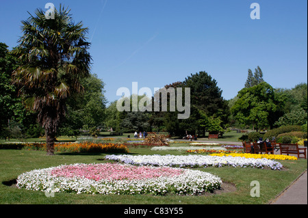 Rundholz-Park in Nordwest-London Stockfoto