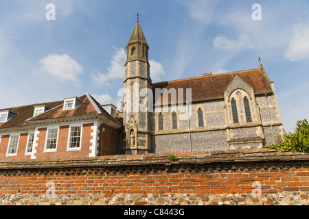 Sarum College, North Walk, die Kathedrale von Salisbury zu schließen, Salisbury, Wiltshire, England, Vereinigtes Königreich Stockfoto