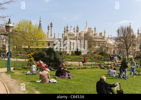 Royal Pavilion Gardens, Brighton, East Sussex, England, UK Stockfoto