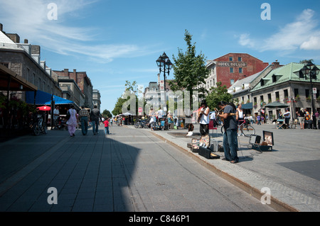 Setzen Sie Jacques-Cartier, alten Hafen, Montreal Kanada Stockfoto