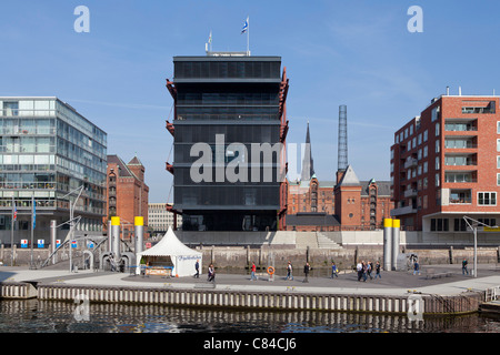 Sandtorkai, Hafencity (Hafenstadt), Hamburg, Deutschland Stockfoto