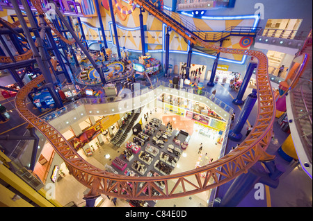 Kosmos World Themenpark im Berjaya Times Square Shopping Mall, Kuala Lumpur, Malaysia, Südost-Asien Stockfoto