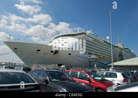 Kreuzfahrtschiff Navigator of the Seas von Royal Caribbean Flotte. Stockfoto