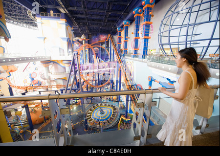 Kosmos World Themenpark im Berjaya Times Square Shopping Mall, Kuala Lumpur, Malaysia, Südost-Asien Stockfoto