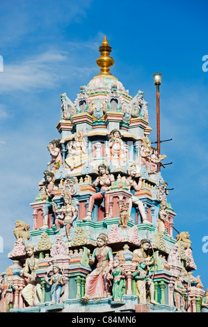 Sri Mariamman-indisch-hinduistischen Tempel, (1883) Georgetown, Penang, Malaysia, Süd-Ost Asien Stockfoto