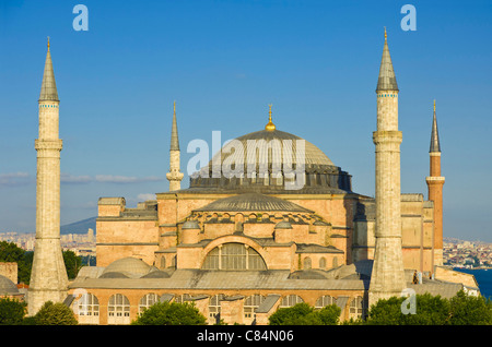 Die Hagia Sophia Aya Sofya oder die Kirche der Heiligen Weisheit ist eine byzantinische Denkmal aus 532AD, Sultanahmet, Istanbul, Türkei Stockfoto