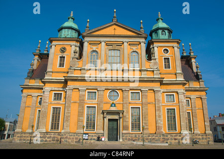 Domkyrkan Kathedrale am Stortorget Platz Kalmar Stadt Småland Schweden Südeuropa Stockfoto