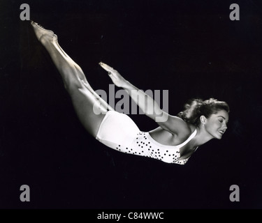 ESTHER WILLIAMS ehemaliger US Swimming-Champion, der ein MGM-Film-Star wurde Stockfoto