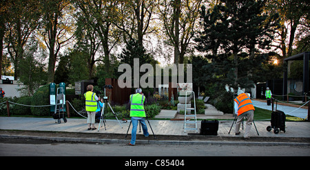 Der Daily Telegraph Garten - ausgestellt von The Daily Telegraph vom. Designer Andy Sturgeon. Chelsea-2010 Stockfoto