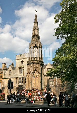 Die Märtyrer-Denkmal, ein steinernes Monument in der Nähe von Balliol College in Oxford, zum Gedenken an die aus dem 16. Jahrhundert "Oxford Märtyrer" Stockfoto