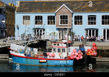 Weymouth Hafen Dorset England UK Stockfoto