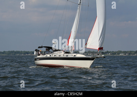 Segelboot TRANSYLVANIA Stockfoto