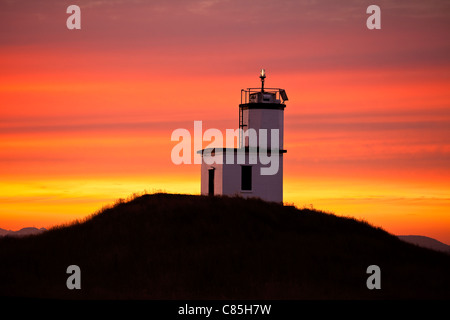 Morgendämmerung am Vieh Punkt Stockfoto