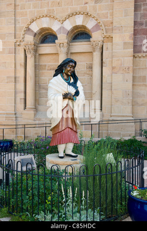 Statue von Kateri Tekakwith, gefördert erste North American Indian, ein Heiliger Stockfoto