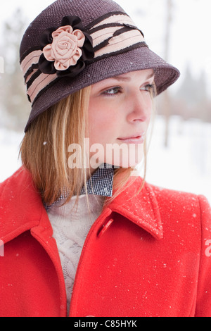 Porträt der Frau, Frisco, Summit County, Colorado, USA Stockfoto