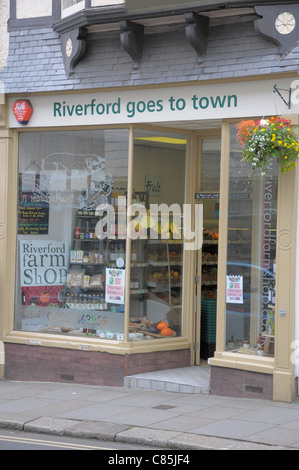 Riverford Hofladen in Totnes Devon UK Stockfoto