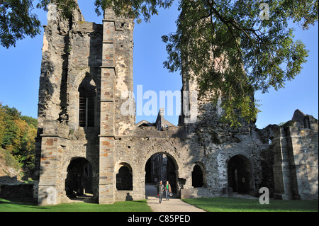 Villers Abbey Ruinen, einem alten Zisterzienser-Abtei in der Nähe von Villers-la-Ville, Belgien Stockfoto