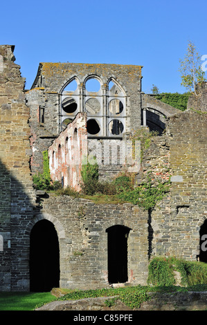 Villers Abbey Ruinen, einem alten Zisterzienser-Abtei in der Nähe von Villers-la-Ville, Belgien Stockfoto