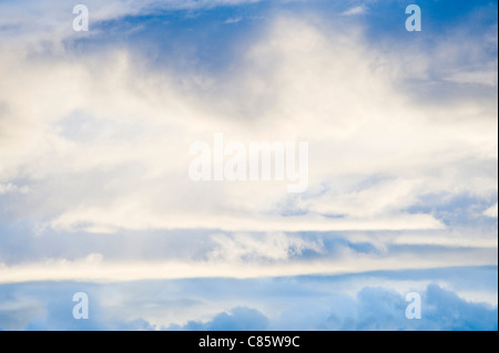 Am Abend Cloud Effekte über Lake Taupo Nordinsel Neuseeland NZ Stockfoto