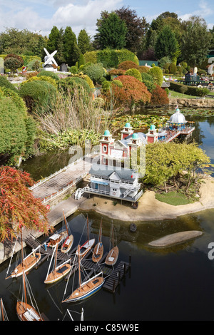 Bekonscot Modelldorf und Bahnhof, Beaconsfield, Buckinghamshire, Großbritannien Stockfoto