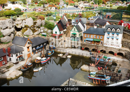 Bekonscot Modelldorf und Bahnhof, Beaconsfield, Buckinghamshire, Großbritannien Stockfoto