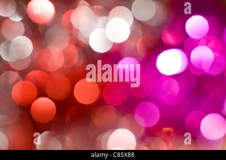 Abstraktion von rosa und weißen Kreisen Stockfoto