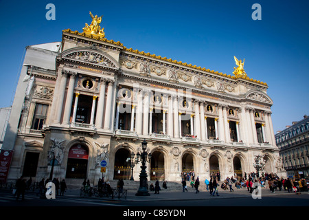 Das Oper Gebäude (Palais Garnier). Paris, Frankreich, Europa. Stockfoto