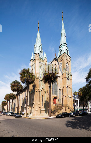 St John es Episcopal Church, Savannah Stockfoto