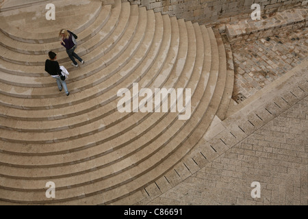 Treppe des Dominikanerklosters in Dubrovnik, Kroatien. Stockfoto