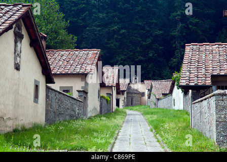 Hermitage (religiöse Rückzug) von Camaldoli, Eremo di Camaldoli (Orden des Heiligen Benedikt), Poppi, Provinz Arezzo, Toskana, Ital Stockfoto