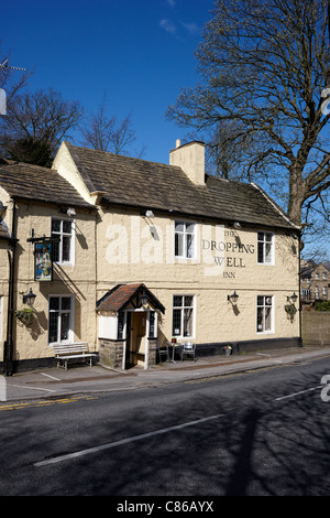 Der Abwurf gut Inn in Knaresborough, früher bekannt als Mutter Shipton Inn. Das Hotel liegt in der Nähe der berühmten Mutter Shipton Höhle Stockfoto