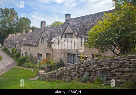 Hütten, Arlington Row Bibury, Gloucestershire, England Stockfoto