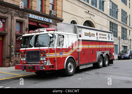 E-One / Salisbury FDNY Rescue 3 Stockfoto