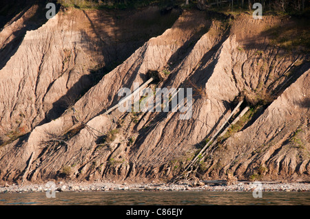 Chimney Bluffs State Park, gesehen vom See Ontario, New York USA. Stockfoto