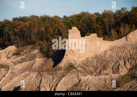 Chimney Bluffs State Park, gesehen vom See Ontario, New York USA. Stockfoto