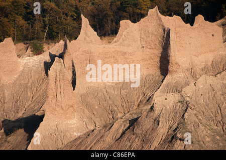 Chimney Bluffs State Park, gesehen vom See Ontario, New York USA. Stockfoto