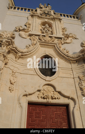 Kirche "Nuestra Sra De La Asunción" (18.) RUEDA. Provinz von Valladolid.Castille y Leon.SPAIN Stockfoto