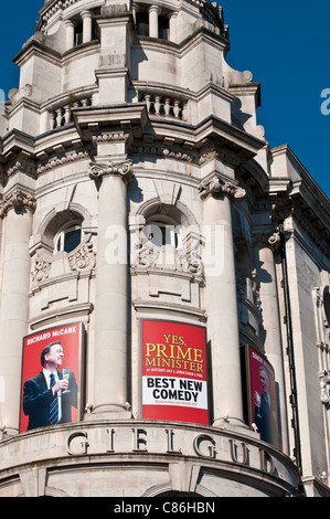 Gielgud Theatre zeigt ja Premierminister auf Shaftesbury Avenue, London, Vereinigtes Königreich Stockfoto