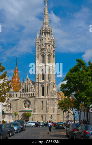 Matyas Templom die Matthiaskirche in Varhegy Stadtteil Buda Castle Hill Buda Budapest Ungarn Europa Stockfoto