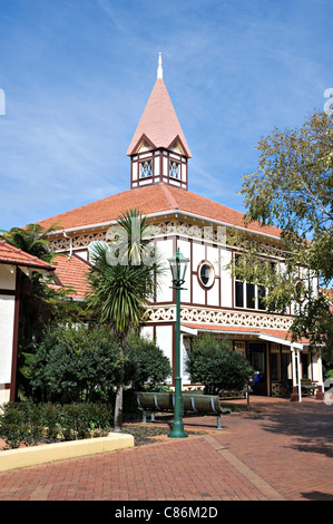 Das Tourist Information Centre Gebäude in Rotorua Nordinsel Neuseeland NZ Stockfoto